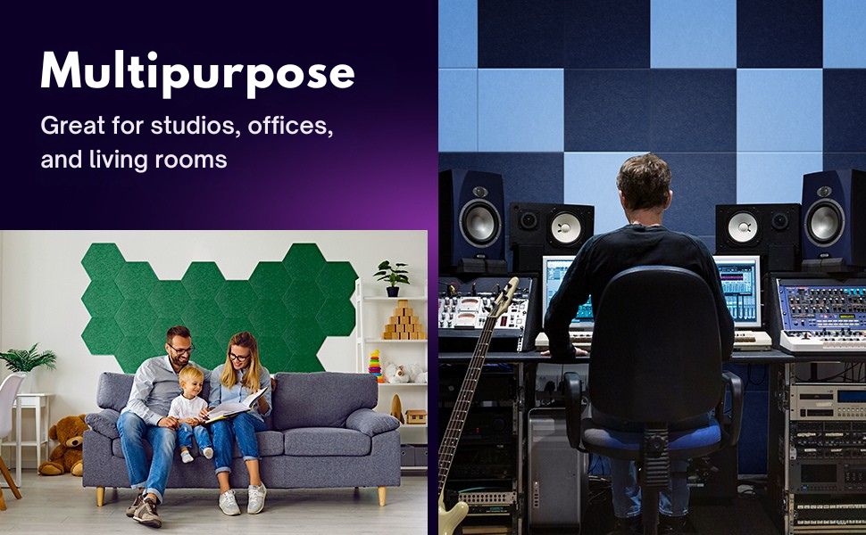 acoustic soundproof panels square