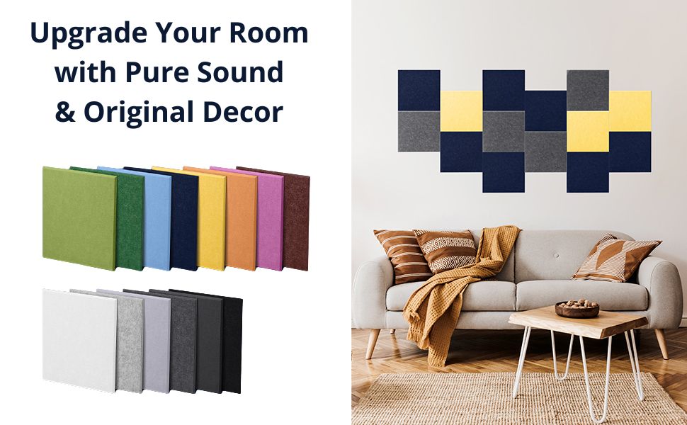 acoustic soundproof panels square