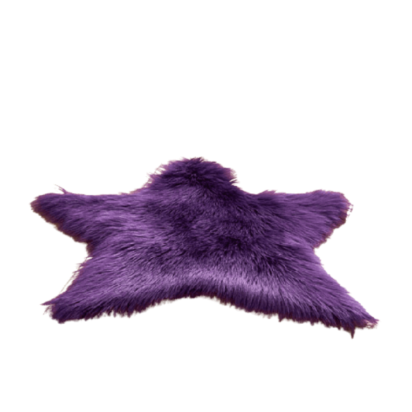 purple faux fur area rug (1)