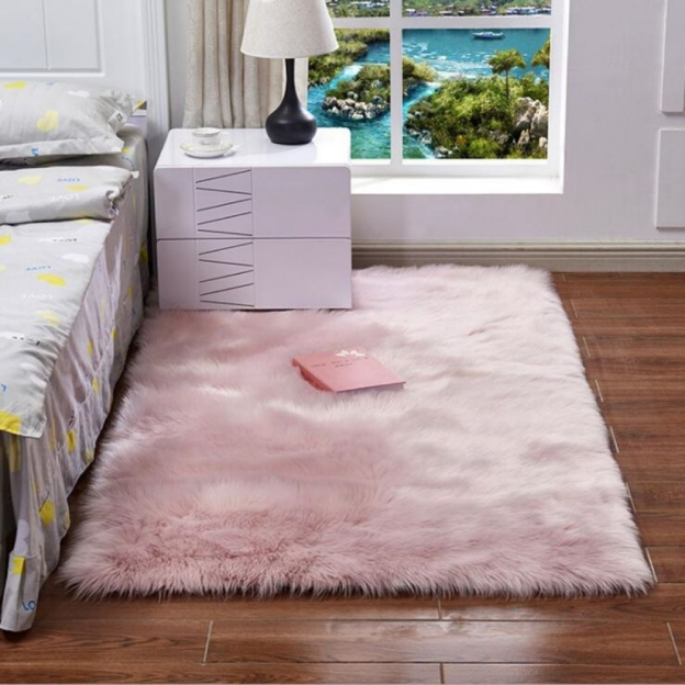 Image of a Faux Fur Rug