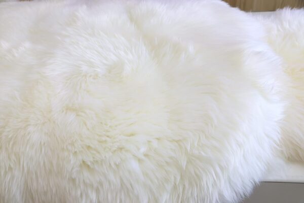natural sheepskin runner rug
