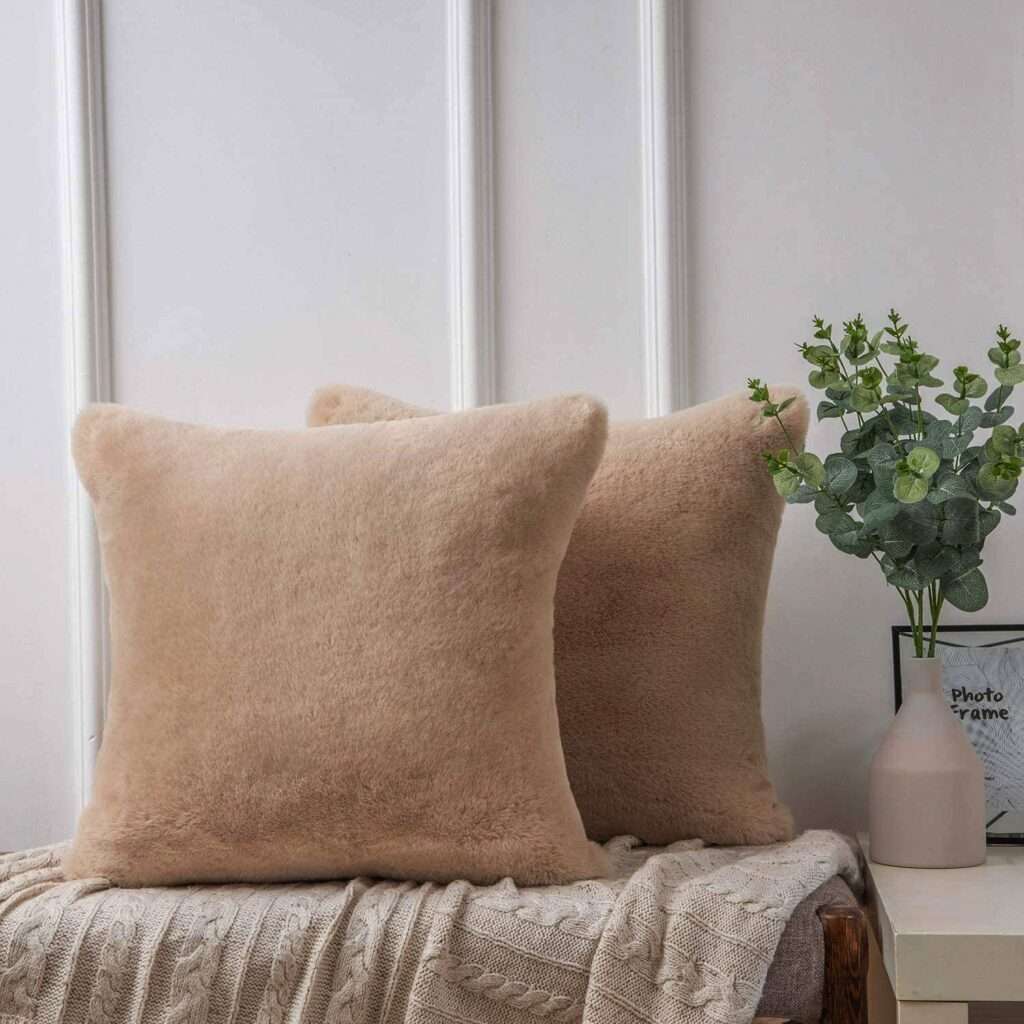 Fur Cushion Cover