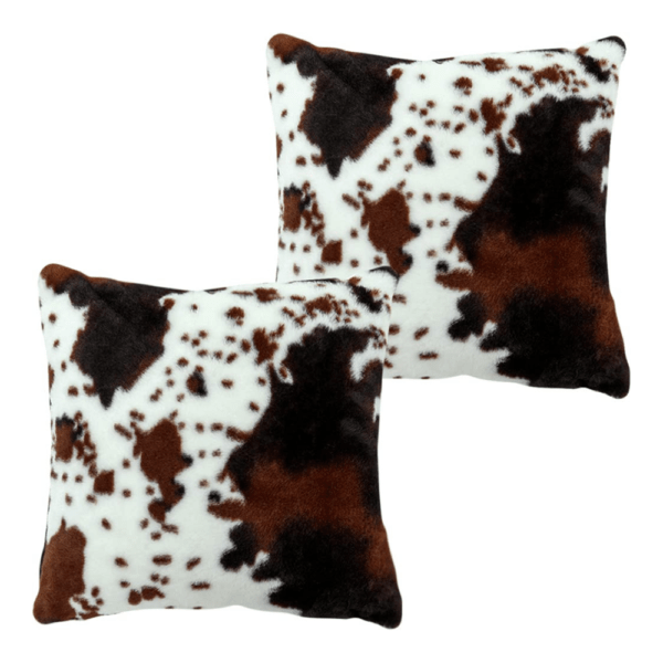 cow skin pillow