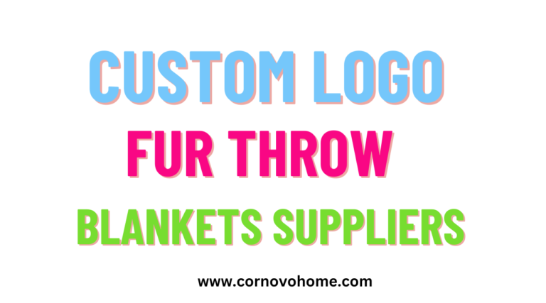 2 custom logo fur throw blankets suppliers