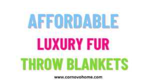 5 affordable luxury fur throw blankets