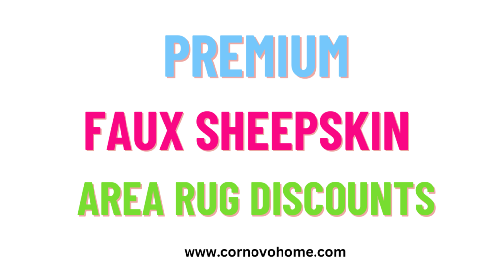 5 premium faux sheepskin area rug discounts