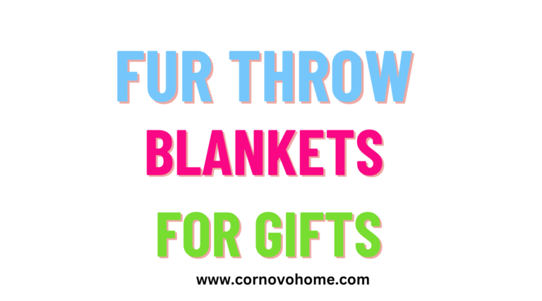 6 fur throw blankets for gifts