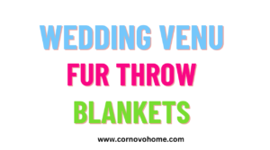 7 wedding venue fur throw blankets
