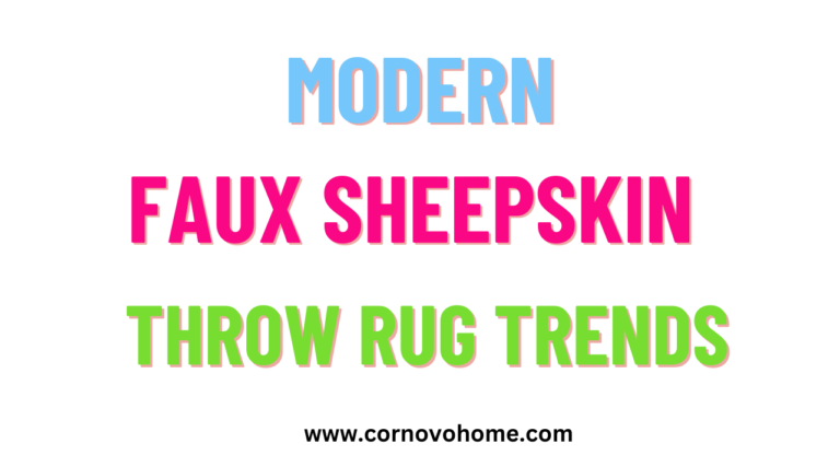 9 modern faux sheepskin throw rug trends