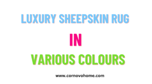 luxury sheepskin rugs in various colours