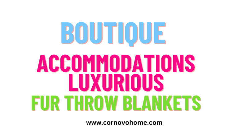 1 boutique accommodations luxurious fur throw blankets