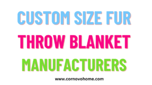 3 custom size fur throw blankets manufacturers