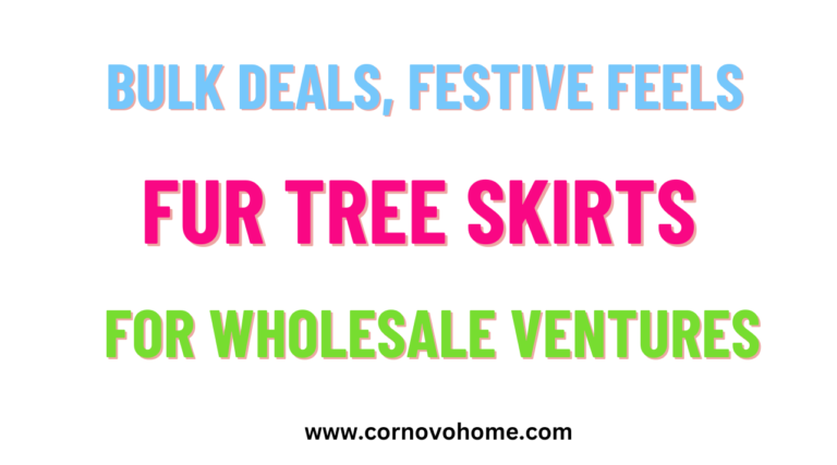 2 bulk deals, festive feels fur tree skirts for wholesale ventures