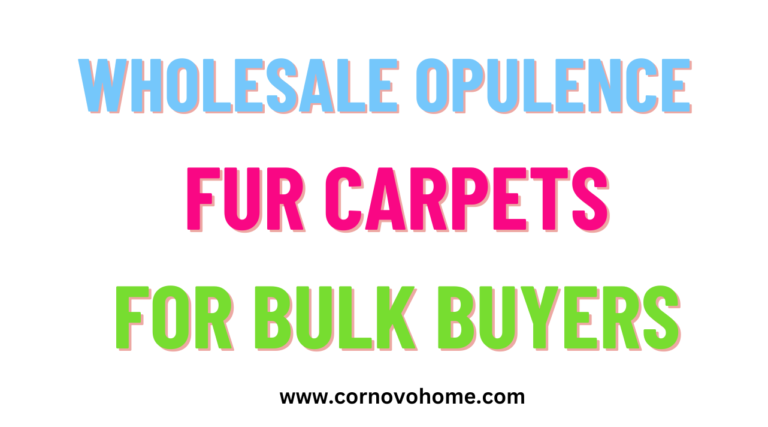 3 wholesale opulence fur carpets for bulk buyers