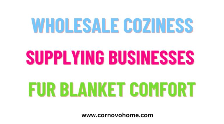 wholesale coziness supplying businesses with fur blanket comfort