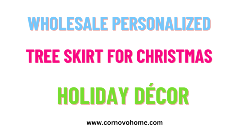 wholesale personalized tree skirt for christmas holiday décor