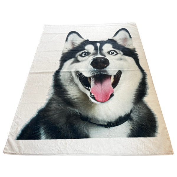animal printed soft faux fur throw blanket