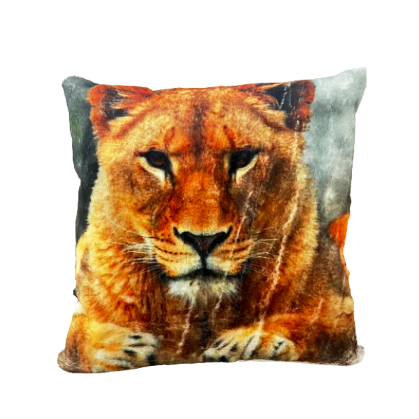 animal print luxury faux fur cushion cover
