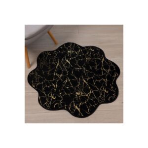 black fur marble rug fur marble rug black 2 1200
