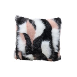black white pink fur pillow img 9281 1200
