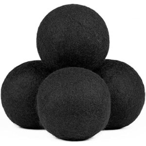 black wool dryer balls wool dryer balls 1200