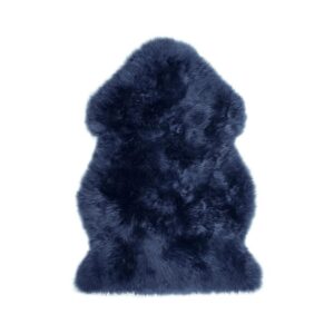blue fur rug sheepskin rug 2 1200