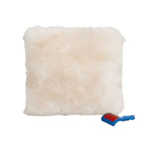 champagne longwool sheepskin pillow longwool sheepskin pillow 1200