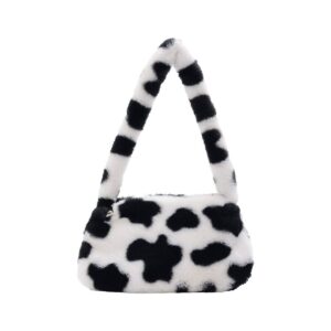 cow pattern black fur bag fur bags 3 1200
