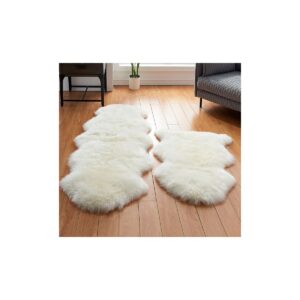 double sheepskin rug 2x6 sheepskin rug 1200