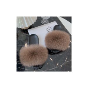 faux fur sliders fur slipper3 1200