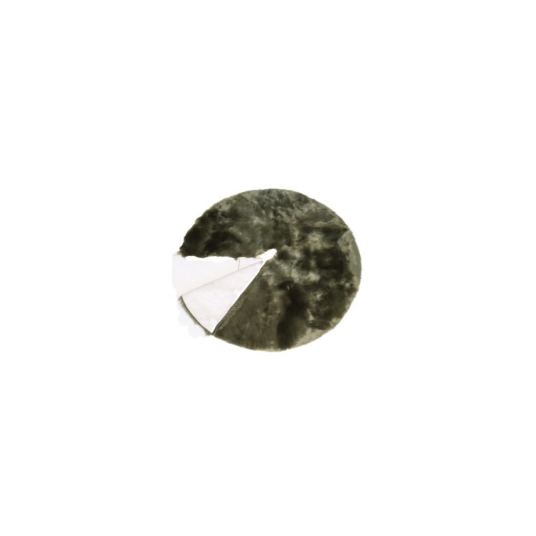 Green Fur Tree Skirt by Cornovo Home