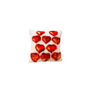 heart print luxury faux fur cushion cover printed fur cushion 1 1 1200