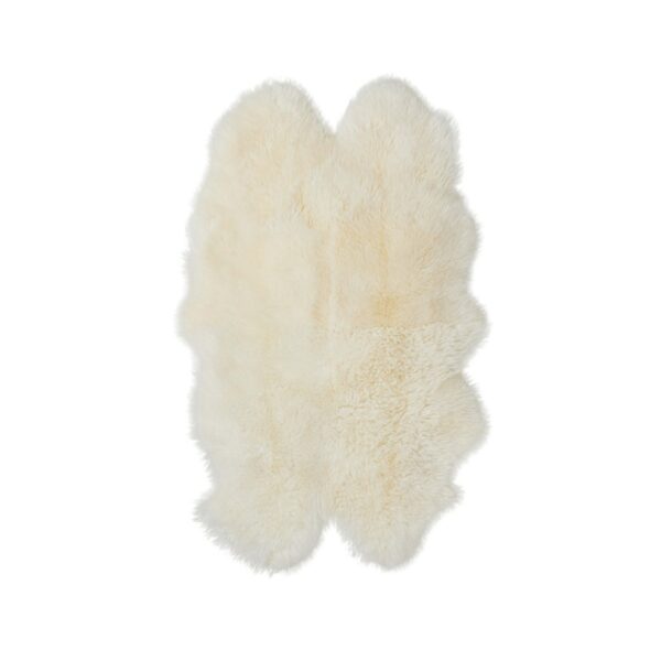 Ivory Quad Sheepskin Rug Ivory quad sheepskin rug