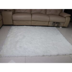 luxurious white rabbit fur carpet white faux fur carpet 1200