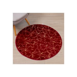 marble round rug fur marble rug red 1 1200