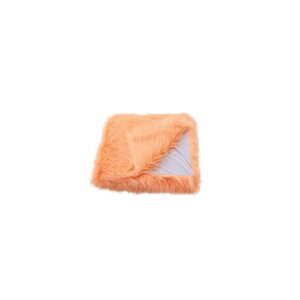 peach mongolian fur throw peach fake mongolian fur throw blanket 1200