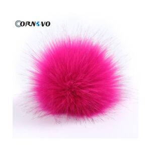 pink fur pom pom pink pom 1200