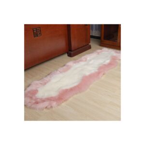 pink fur rug runner pink rug runner 1200
