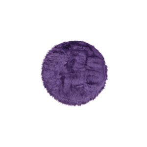purple round sheepskin rug purple round rug 1200