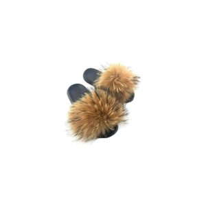 raccoon fur sliders fur slider 1200