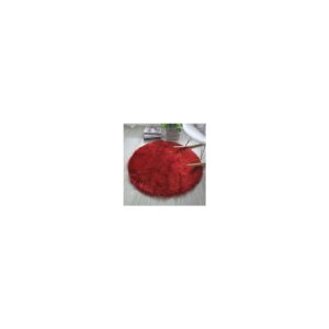 red round fur rug red faux fur rug 1200