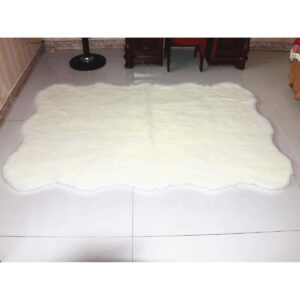 snow white rabbit fur carpet 180x220 white faux sheepskin rur carpet 1200