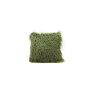 square green mongolian fur pillow green mongolian fur cushion 1200