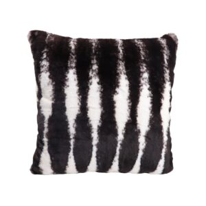 stripe faux fur cushion cover fur cushion 1 2 1200