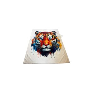 tiger print faux fur soft bed sofa throw blanket printed faux fur throw 5 1200