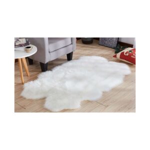 white faux fur rug faux fu rug 1200