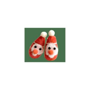 wool felt santa ornament wool felt santa 1200