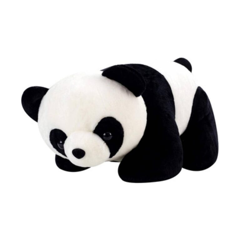 Wool Panda stuffed animal by Cornovo Home