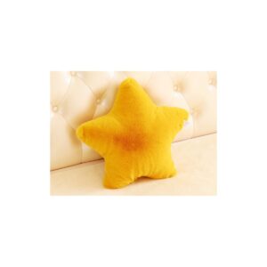 yellow star pillow mustard yellow star shaped fur cushion pillow 1200