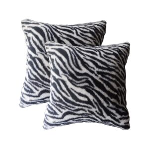 zebra faux fur pillow fur pillow 3 1200